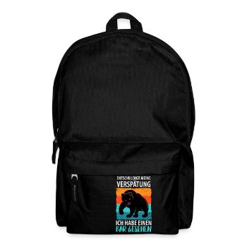 Bär Bären Raubtier - Rucksack - Schwarz - Vorne