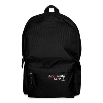 1312 logo white - Rucksack - Schwarz - Vorne