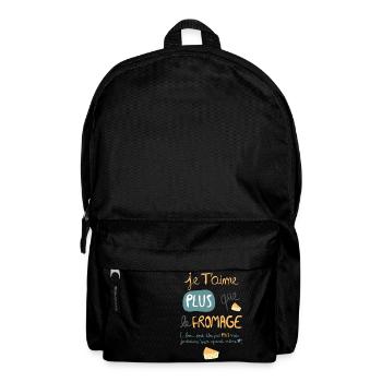 fromage - Sac à dos - noir - Devant