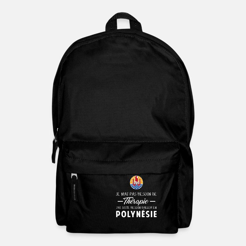Thérapie Polynésie - Sac à dos - noir