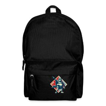 Diarrhea motif "big business" - Backpack - black - Front