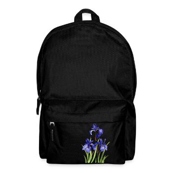 Blumen - Rucksack - Schwarz - Vorne