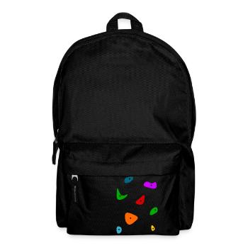 climbing wall - Backpack - black - Front