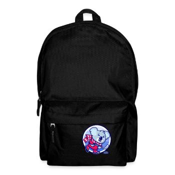 Eishockey Kinder Koala I lustige Tiere | Sport - Rucksack - Schwarz - Vorne
