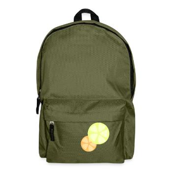 Zitrone Orange - Rucksack - Olivgrün - Vorne