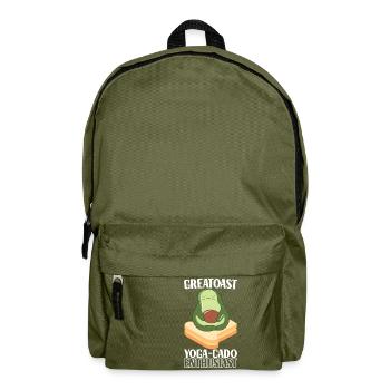 Avocado Toast - Backpack - olive green - Front