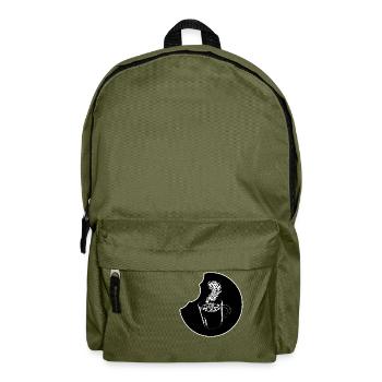 Tasse à café avec collation - Sac à dos - vert olive - Devant