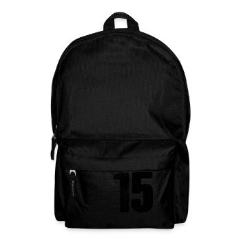 15 number jersey - Backpack - black - Front