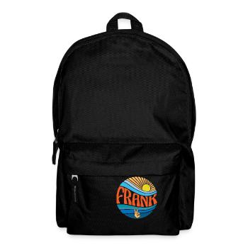 Frank Shirt Vintage Sunset Frank Groovy Tie Dye - Backpack - black - Front