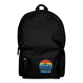 Taucher Tauchen Design Schnorcheln - Rucksack - Schwarz - Vorne