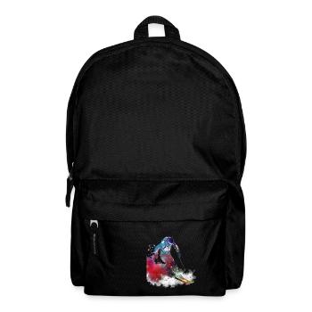 Ski sport art #ski #sport - Backpack - black - Front