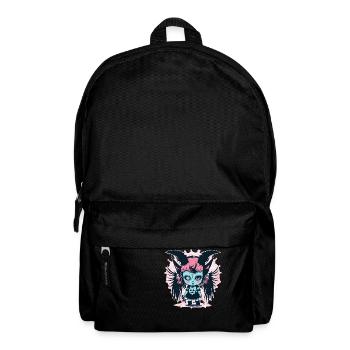 Ästhetisches Dämonenmädchen - Kawaii Anime - Rucksack - Schwarz - Vorne