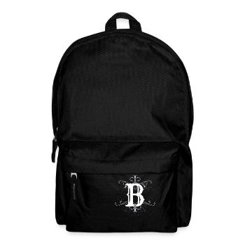 Buchstabe B Buchstabe-B - Rucksack - Schwarz - Vorne