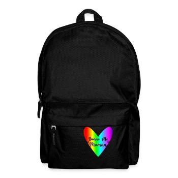 FÊTE DES MÈRES. BONNE FÊTE MAMAN. MAMAN. COEUR - Sac à dos - noir - Devant