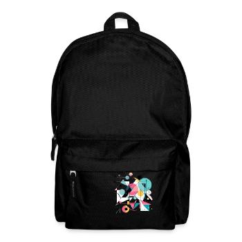 Abstract design - Backpack - black - Front