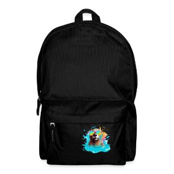 Ninna the bespectacled otter - Backpack - black - Front