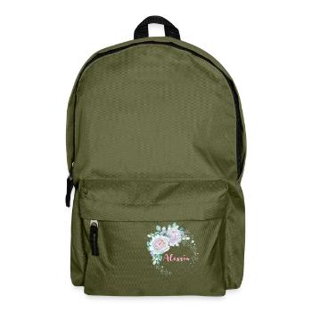 Für Alessia - Rucksack - Olivgrün - Vorne