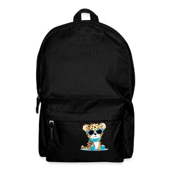 Malo le léopard - Sac à dos - noir - Devant