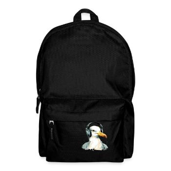 Limi, die audiophile Möwe - Rucksack - Schwarz - Vorne