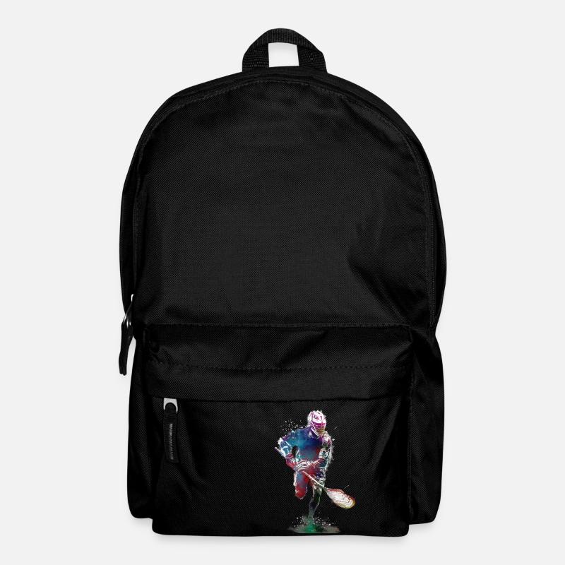 Lacrosse sport art #lacrosse #sport - Backpack - black