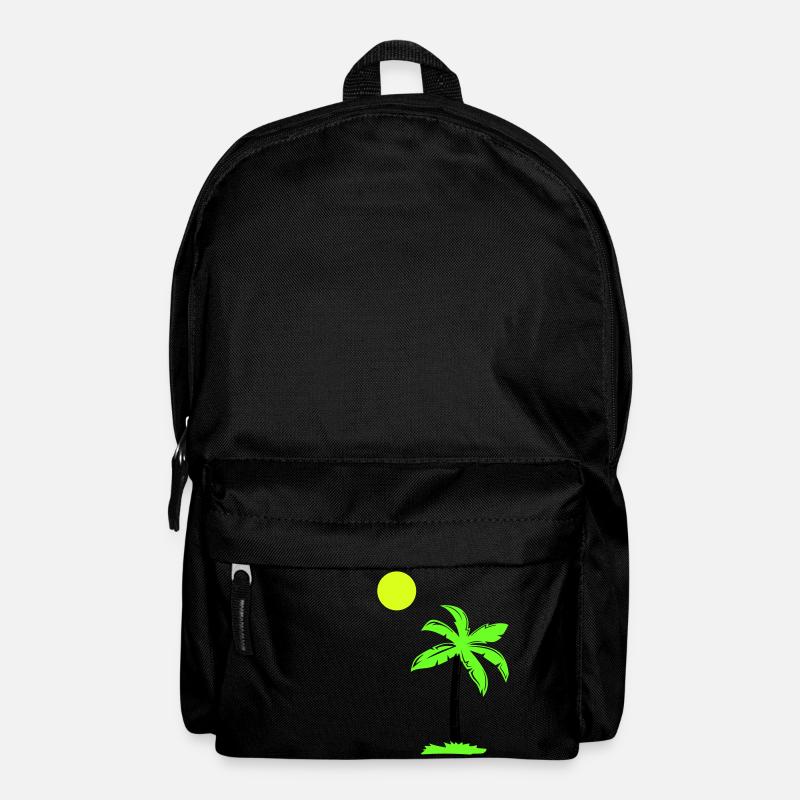 palme - Rucksack - Schwarz