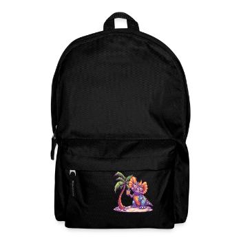 Dinosaure tricératops été - Sac à dos - noir - Devant
