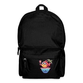 Fisch Sommer Ozean Comic - Rucksack - Schwarz - Vorne