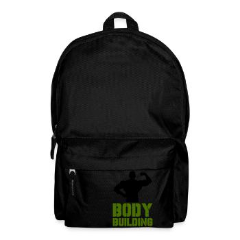 culturisme - Sac à dos - noir - Devant