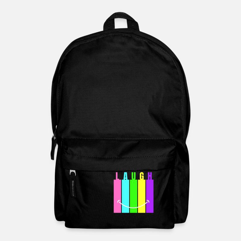 Neon Laugh - Rucksack - Schwarz