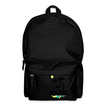 palms relax holiday - Rucksack - Schwarz - Vorne
