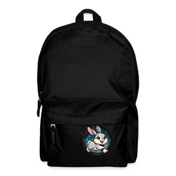 Rabbit in the night - Backpack - black - Front