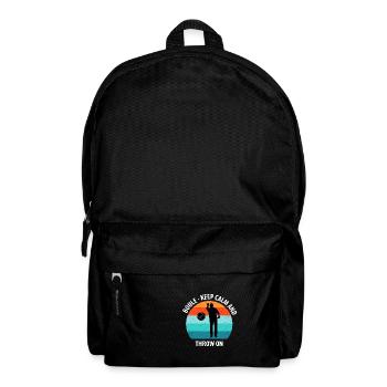 Boule Petanque Boccia Boules - Rucksack - Schwarz - Vorne
