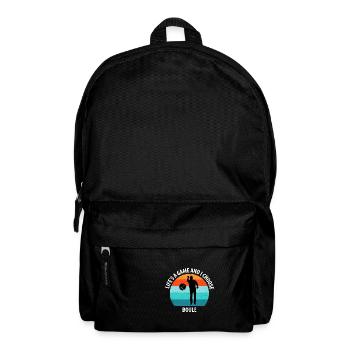 Boule Petanque Boccia Boules - Rucksack - Schwarz - Vorne