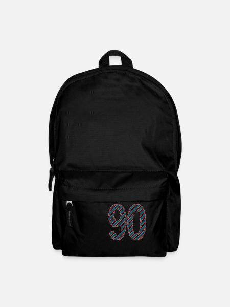 90. 90 ANS. 90e ANNIVERSAIRE. ANNIVERSAIRE 90 ANS. - Sac à dos - noir