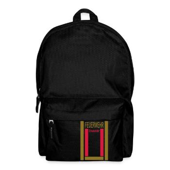 Feuerwehr Einsatzleiter - Rucksack - Schwarz - Vorne