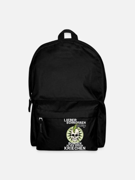 PUNK - Arsch kriechen - Rucksack - Schwarz