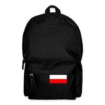 POLSKA FLAGA - Rucksack - Schwarz - Vorne