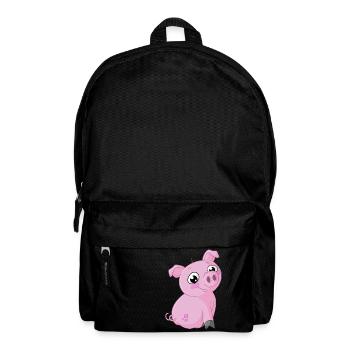 porc de bande dessinée douce - Sac à dos - noir - Devant