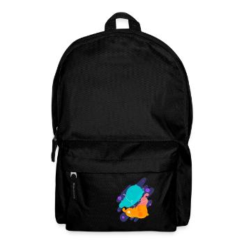 Weltall Kittys - Rucksack - Schwarz - Vorne