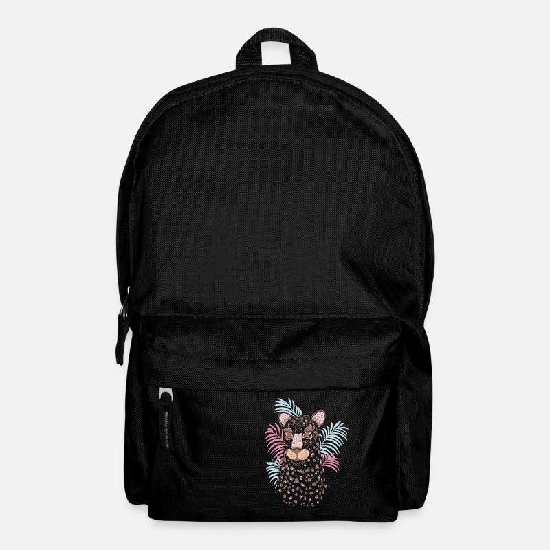 80s Pastel Color Cat - Rucksack - Schwarz
