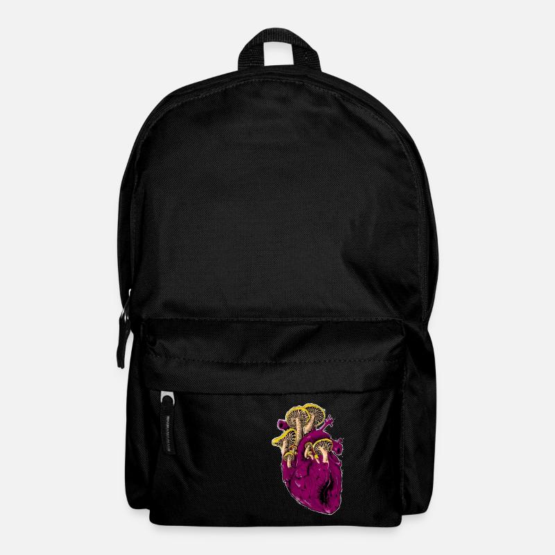 Heart full of mushrooms - Backpack - black