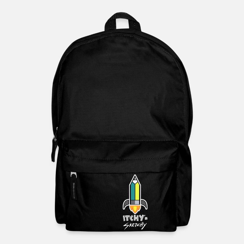 Itchy´n Sketchy Logo - Rucksack - Schwarz