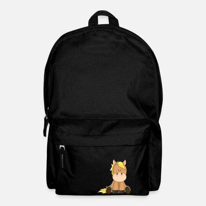 Pferd - Rucksack - Schwarz