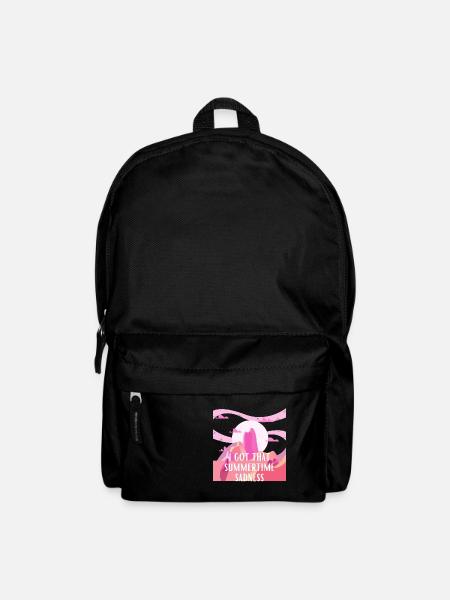 Ich habe die Sommerzeit Traurigkeit - Rucksack - Schwarz