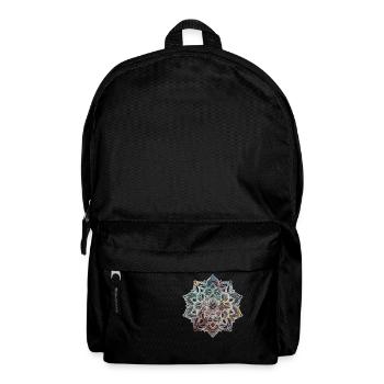 Mandala - Rucksack - Schwarz - Vorne