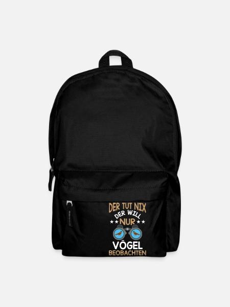 Vogelbeobachter Fernglas Vogelbeobachtung - Rucksack - Schwarz