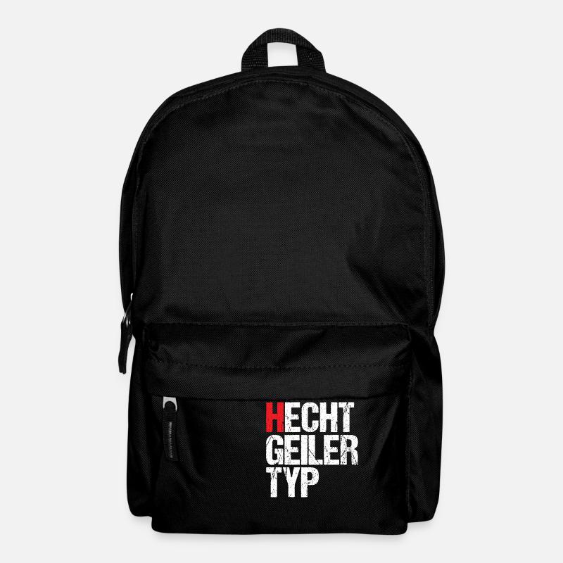 Hecht geiler Typ - Rucksack - Schwarz