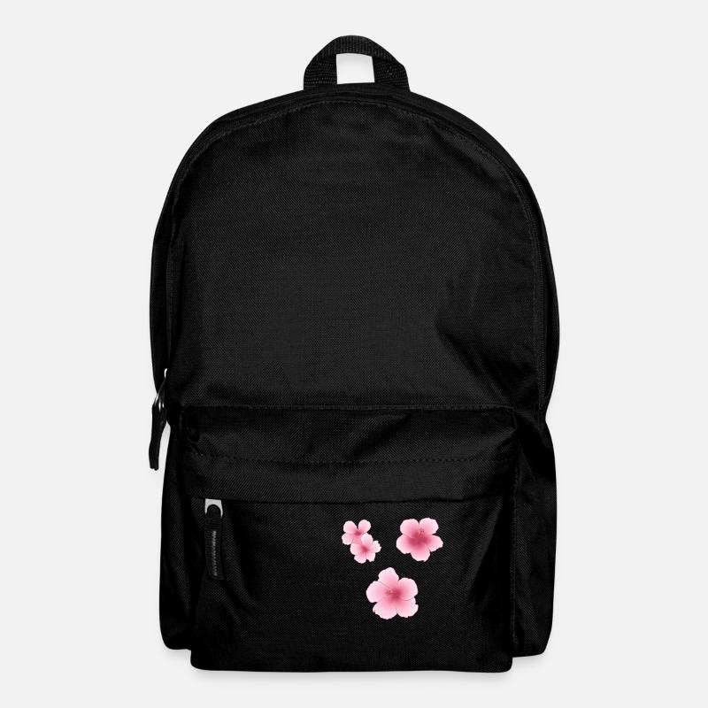 Rosa Hibiskus hawaiian Blumen Packung - Rucksack - Schwarz
