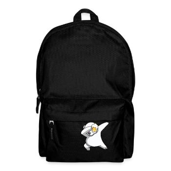 dab dabbing eisbär bier nordpol lustige tshirts 30 - Rucksack - Schwarz - Vorne