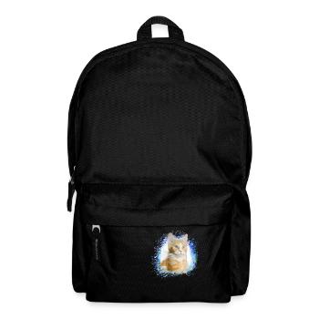 maincoon,cat,graffiti,painting, Maine Coon cat, - Backpack - black - Front